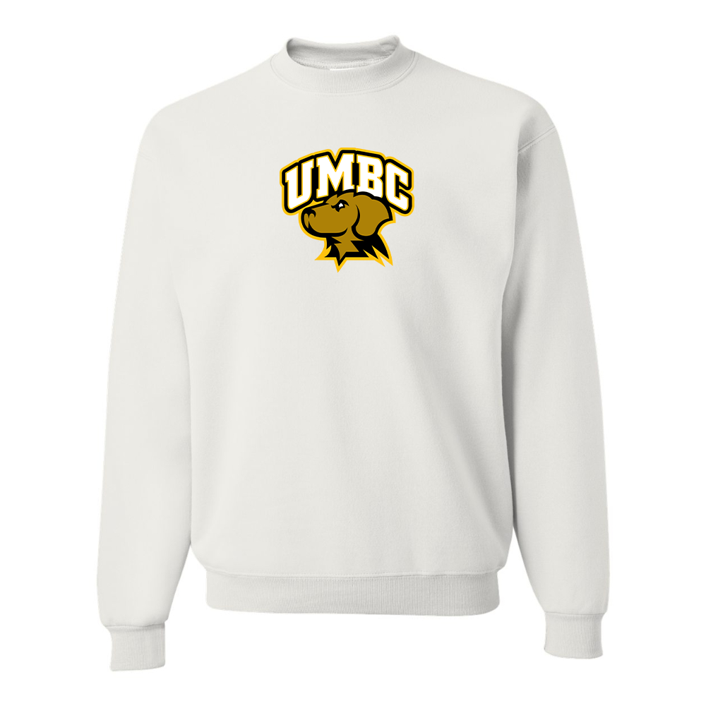 Men's UMBC Retrievers JERZEES NuBlend Crewneck Sweatshirt